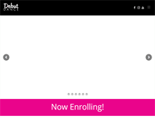 Tablet Screenshot of debutdancestudio.com